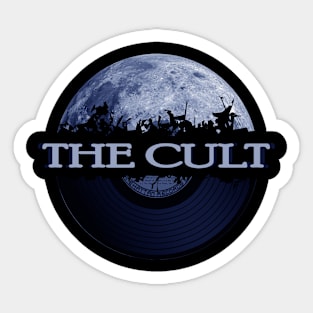 The Cult blue moon vinyl Sticker